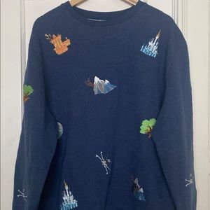 Disney World 2020 Embroidered Sweater Size L